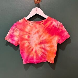 wild fable Tie-Dye Tee in Pink and Orange